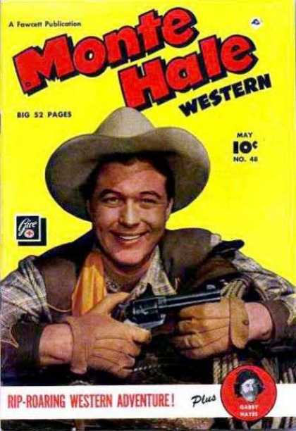 Monte Hale Western 48 - Lasso - Cowboy Hat - Gun - No 48 - Gloves