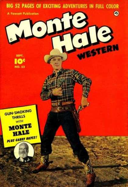 Monte Hale Western 52 - Cowboy - Guns - Flanel Shirt - Boots - Spurs