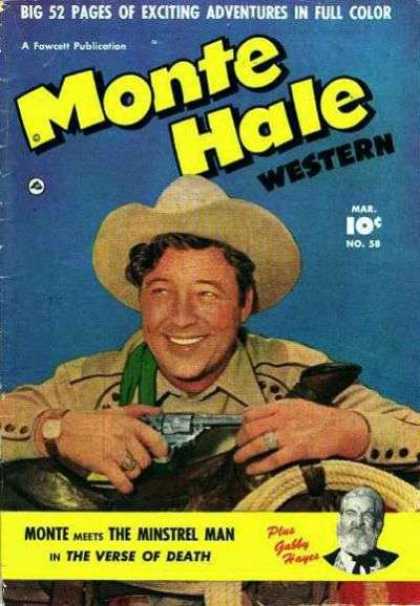 Monte Hale Western 58 - Cowboy - Cowboy Hat - Lasso - Gun - Wristwatch