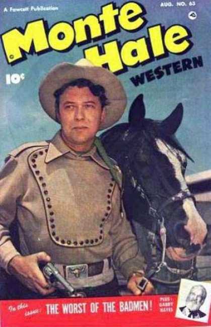 Monte Hale Western 63 - Cowboy - Horse - Gun - The Worst Of The Badmen - Garet Mayer