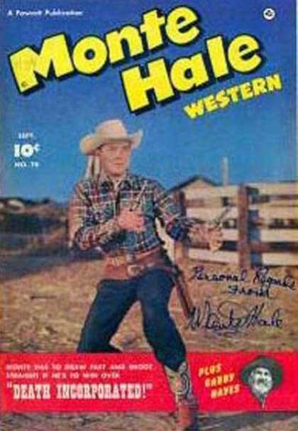 Monte Hale Western 76 - Corral - Gun Holster - Cowboy Hat - Cowboy Boot - Guns
