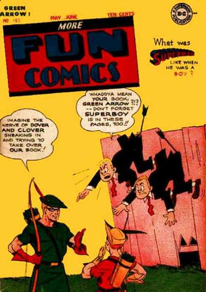 More Fun Comics 103 - Green Arrow - Superboy - Dover And Clover - Dc Comics - Fence
