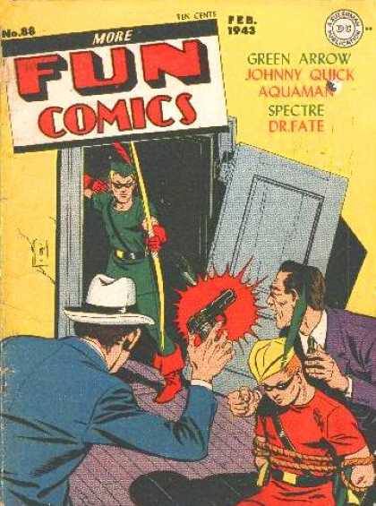 More Fun Comics 88 - Green Arrow - Aquaman - Dr Fate - Spectre - Vintage