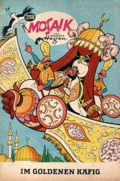 Mosaik 202 - Flying Carpet - Shiek - Crane - International Comic - Issue 218