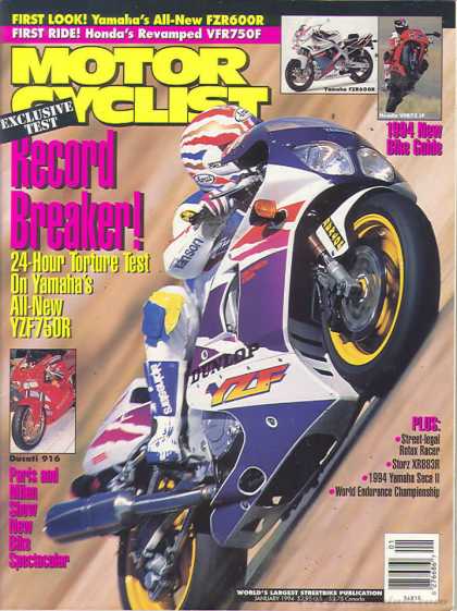 Motor Cyclist - January 1994