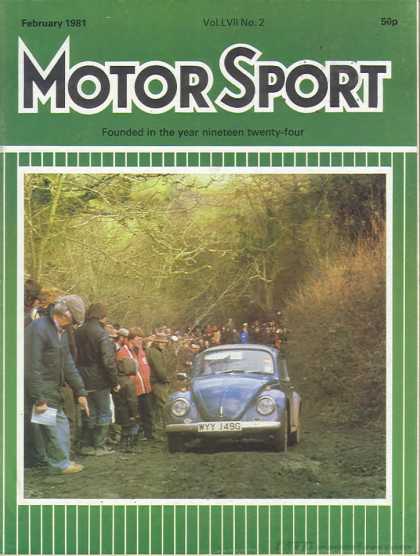 Motor Sport - February 1981
