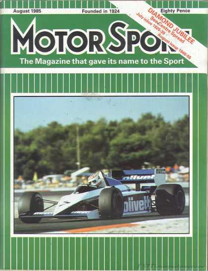 Motor Sport - August 1985