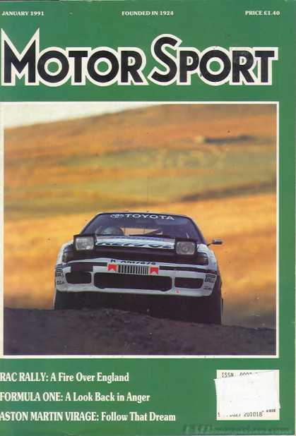 Motor Sport - January 1991