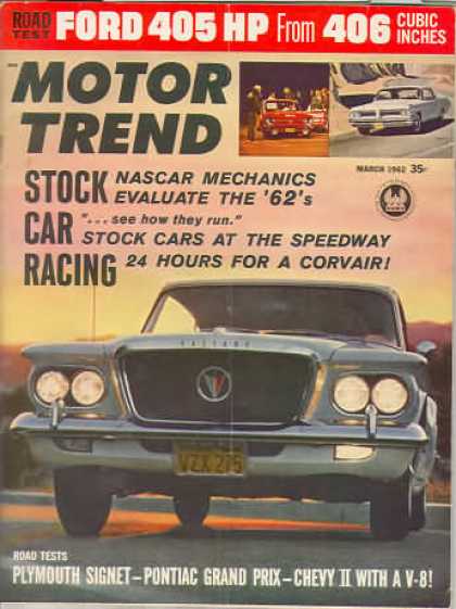 Motor Trend - March 1962