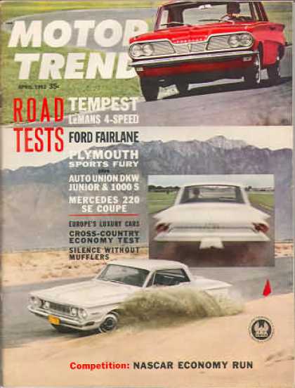 Motor Trend - April 1962