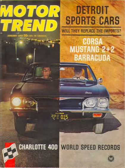 Motor Trend - January 1965