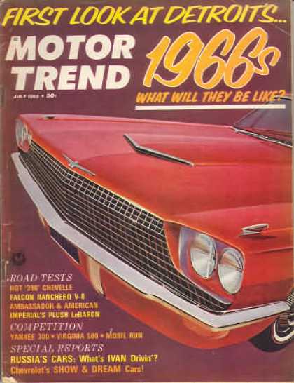 Motor Trend - July 1965
