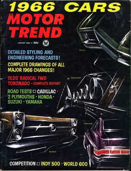 Motor Trend - August 1965