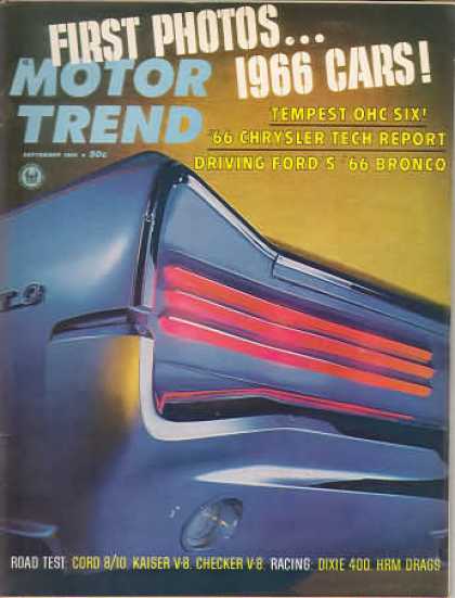 Motor Trend - September 1965
