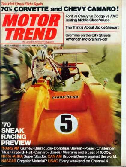 Motor Trend - March 1970