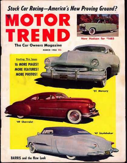 Motor Trend - March 1953