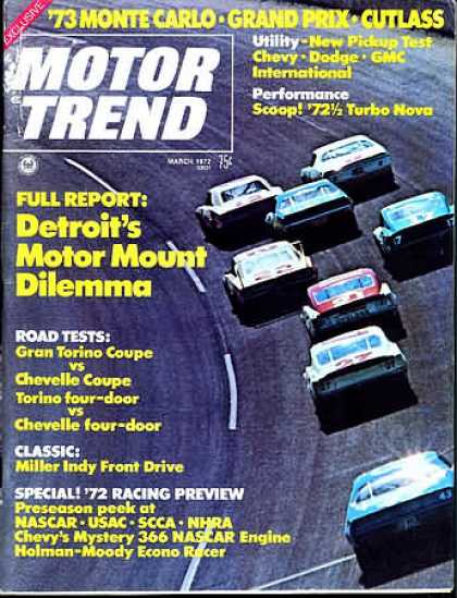 Motor Trend - March 1972