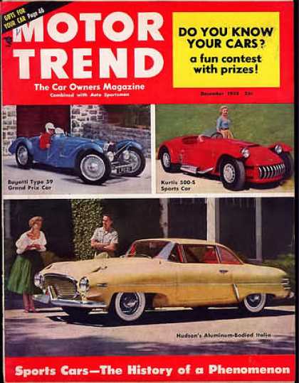 Motor Trend - December 1953
