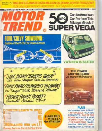 Motor Trend - November 1974