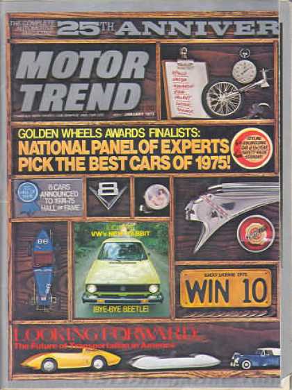 Motor Trend - January 1975