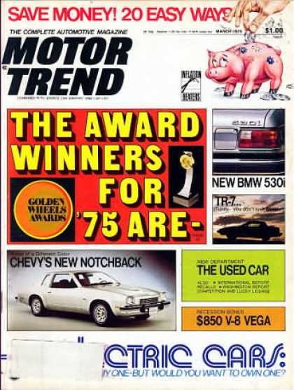 Motor Trend - March 1975