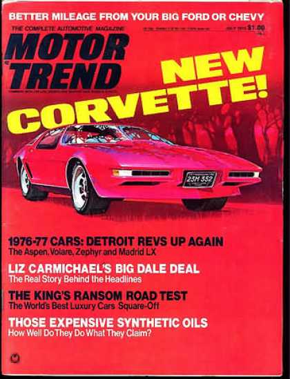 Motor Trend - July 1975