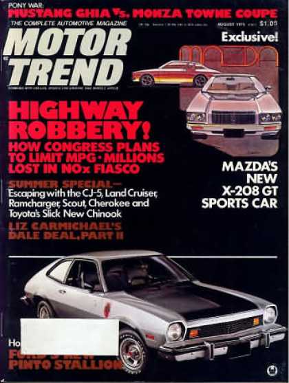Motor Trend - August 1975