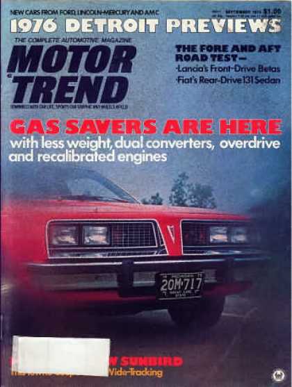 Motor Trend - September 1975