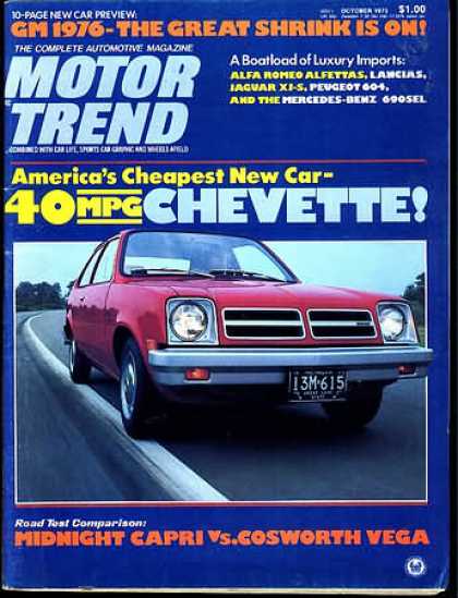 Motor Trend - October 1975