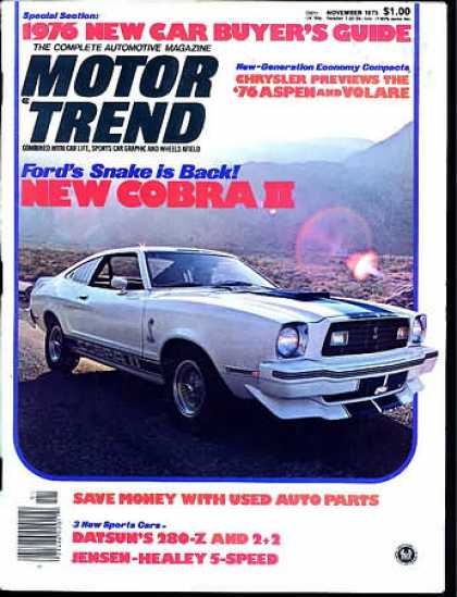 Motor Trend - November 1975