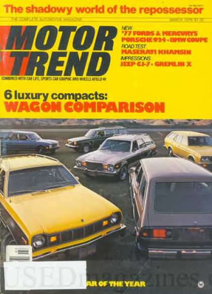 Motor Trend - March 1976