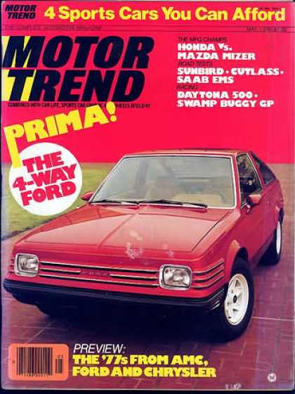 Motor Trend - May 1976