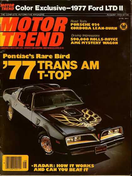 Motor Trend - August 1976