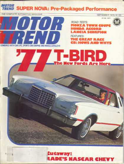 Motor Trend - September 1976