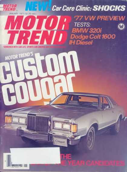Motor Trend - January 1977