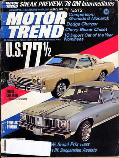 Motor Trend - March 1977
