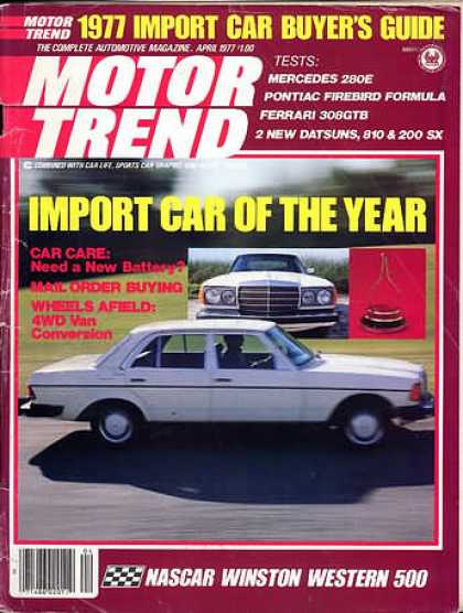 Motor Trend - April 1977