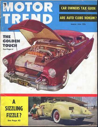 Motor Trend - March 1954