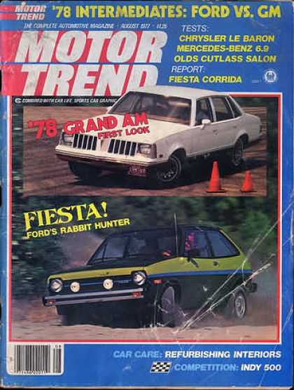 Motor Trend - August 1977