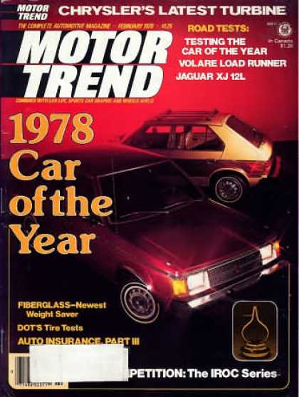 Motor Trend - February 1978