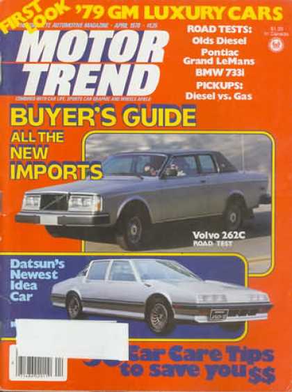 Motor Trend - April 1978