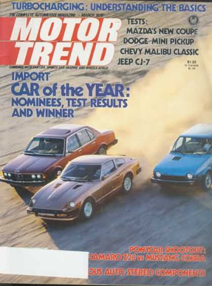 Motor Trend - March 1979