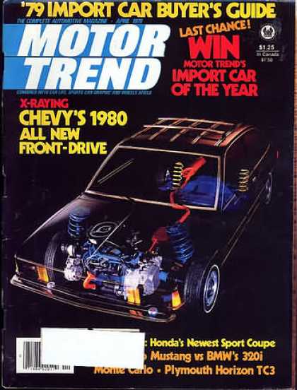 Motor Trend - April 1979