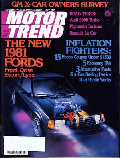 Motor Trend - July 1980