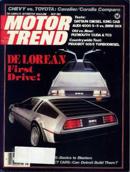 Motor Trend - May 1981