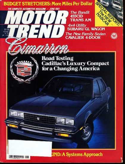 Motor Trend - June 1981