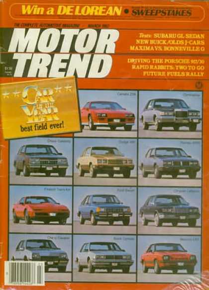 Motor Trend - March 1982