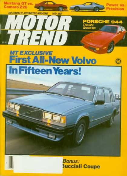 Motor Trend - May 1982