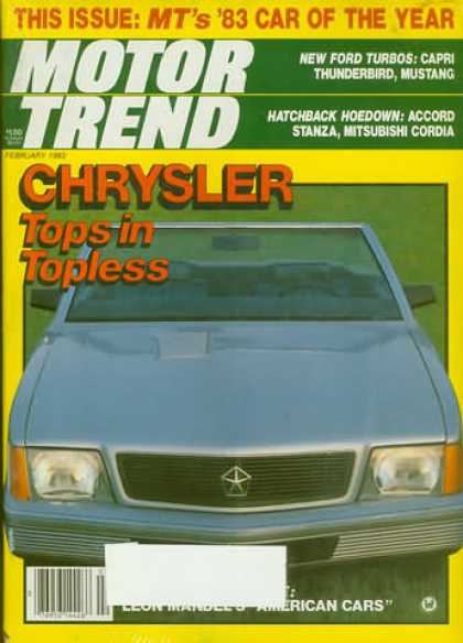 Motor Trend - February 1983