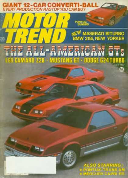 Motor Trend - July 1983